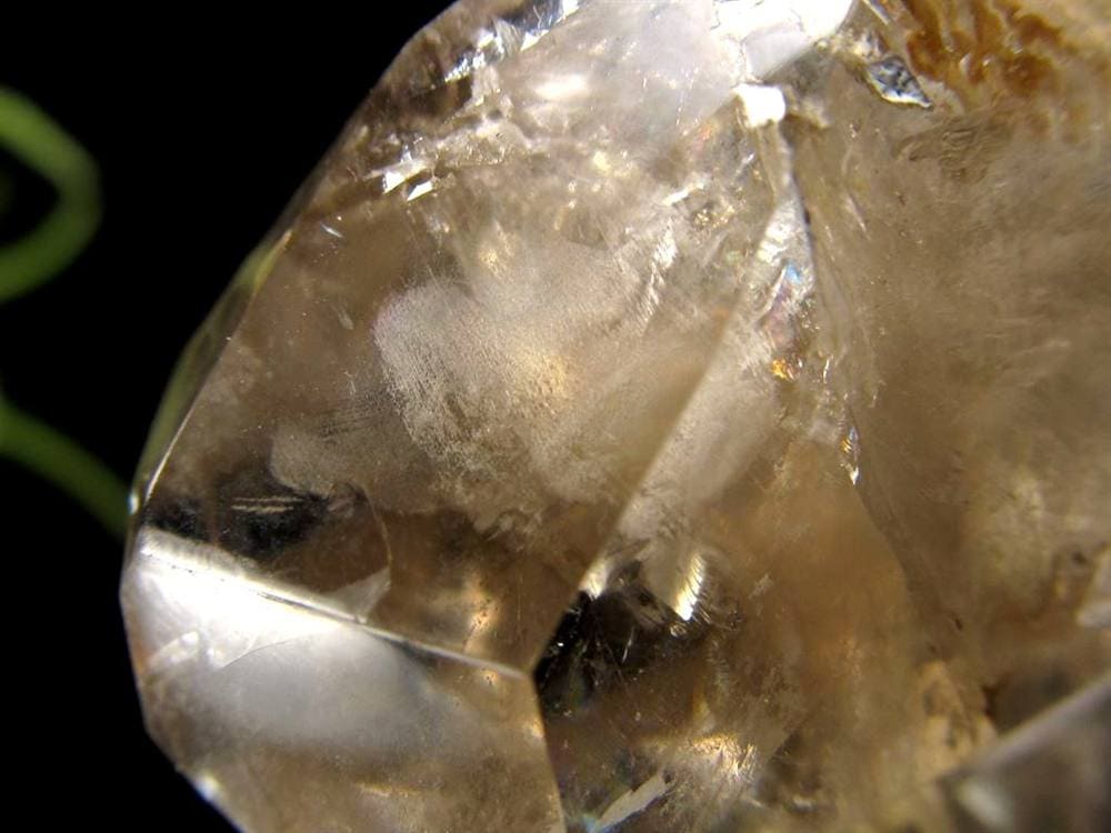 水入り水晶 エレスチャル 原石 置物 エンハイドクォーツ