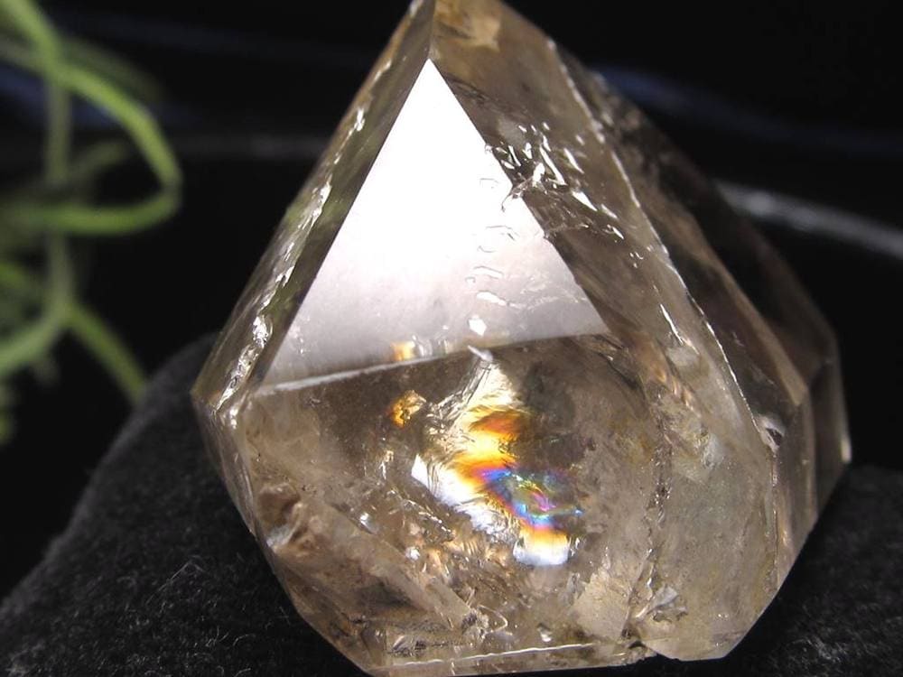 水入り水晶 エレスチャル 原石 置物 エンハイドクォーツ