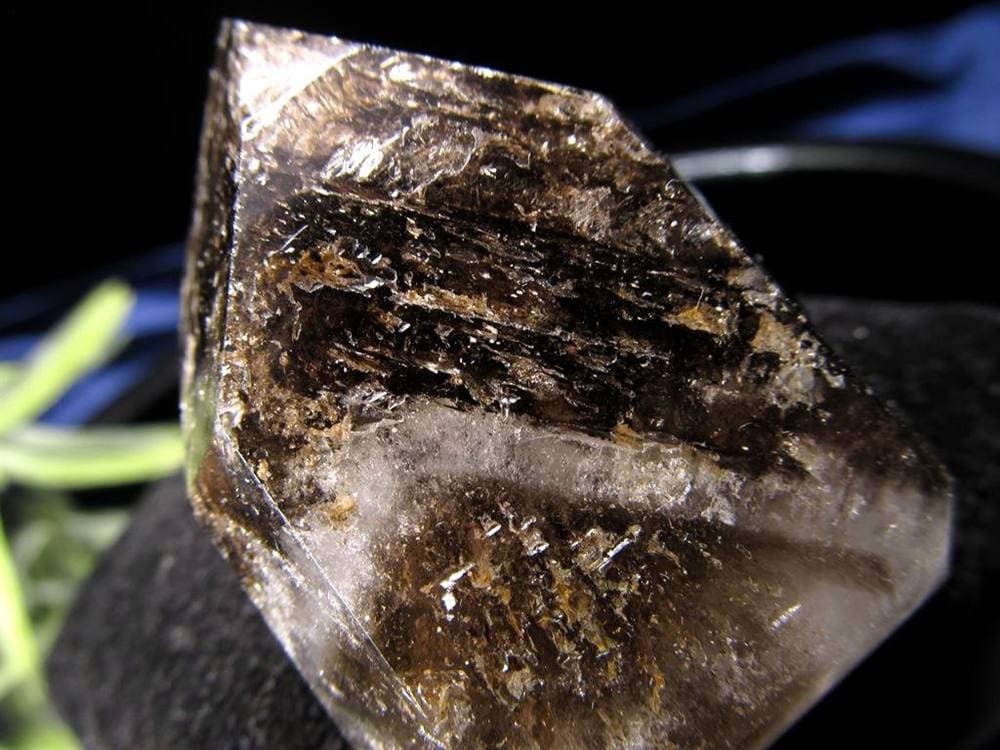 水入り水晶 エレスチャル 原石 置物 エンハイドクォーツ