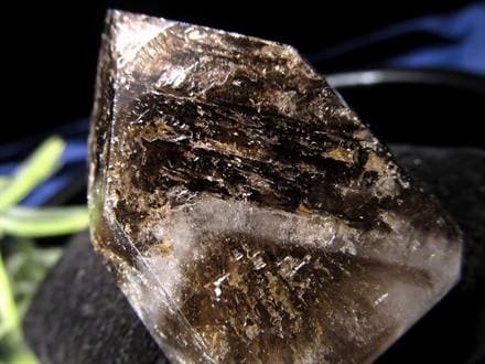 水入り水晶 エレスチャル 原石 置物 エンハイドクォーツ
