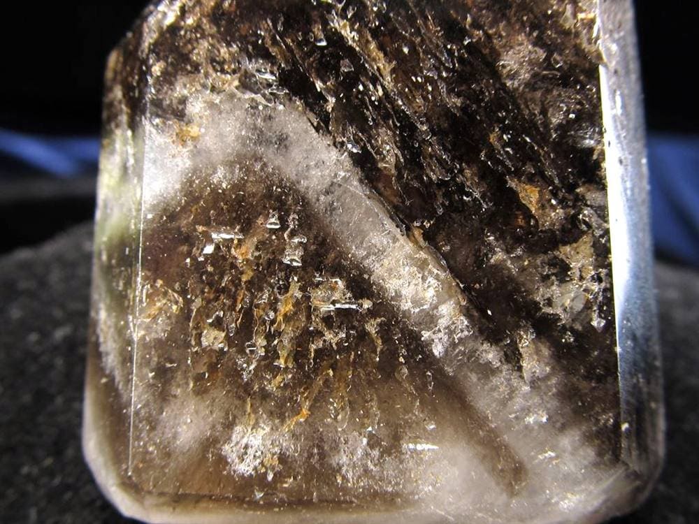 水入り水晶 エレスチャル 原石 置物 エンハイドクォーツ
