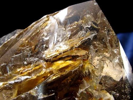 水入り水晶 エレスチャル 原石 置物 エンハイドクォーツ
