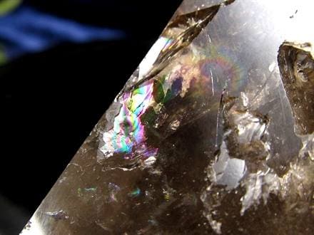 水入り水晶 エレスチャル 原石 置物 エンハイドクォーツ