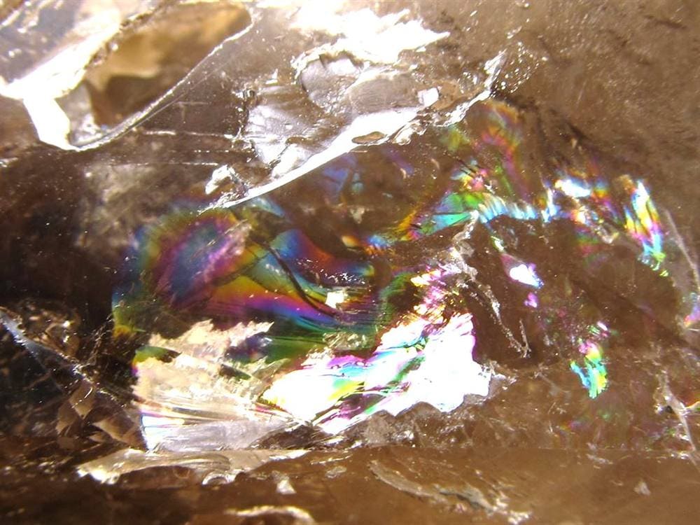水入り水晶 エレスチャル 原石 置物 エンハイドクォーツ