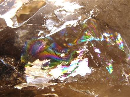 水入り水晶 エレスチャル 原石 置物 エンハイドクォーツ