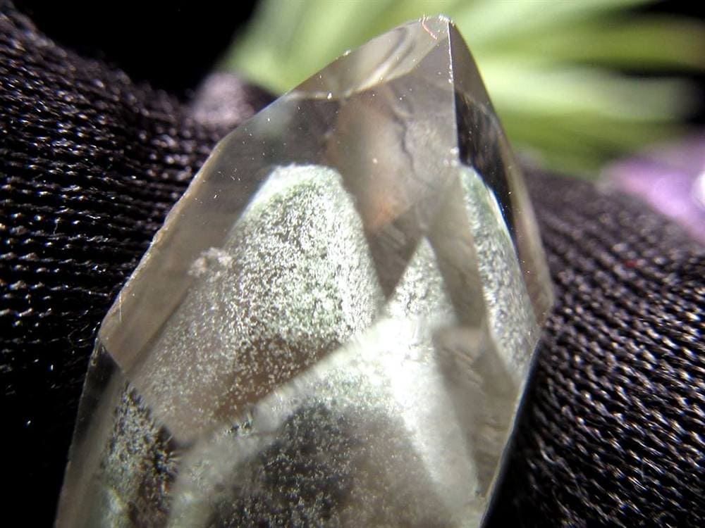 水晶ポイント 水晶 クリスタル ファントム水晶 山入り水晶 ファントムクォーツ