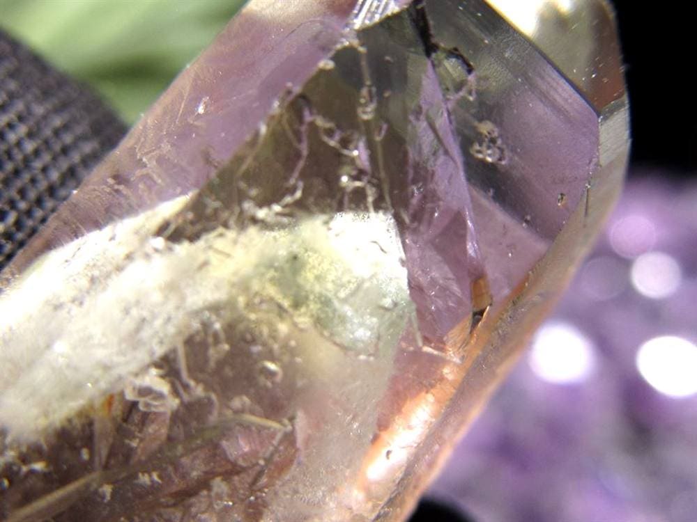 水晶ポイント 水晶 クリスタル ファントム水晶 山入り水晶 ファントムクォーツ