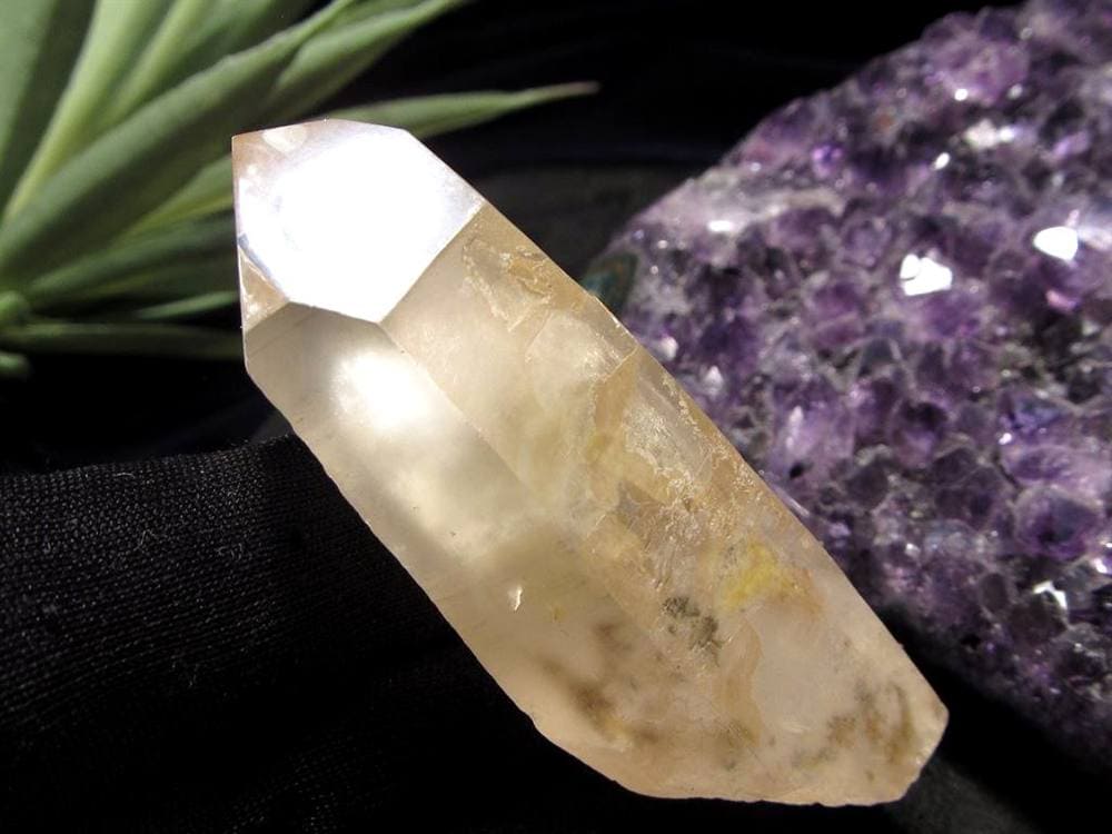 水晶ポイント 水晶 クリスタル ファントム水晶 山入り水晶 ファントムクォーツ