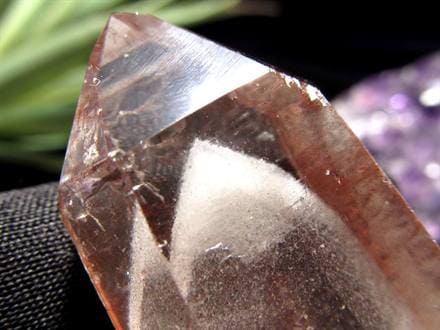 水晶ポイント 水晶 クリスタル ファントム水晶 山入り水晶 ファントムクォーツ