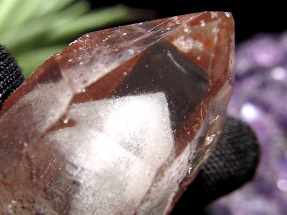 水晶ポイント 水晶 クリスタル ファントム水晶 山入り水晶 ファントムクォーツ