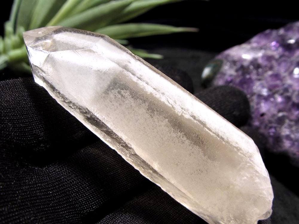 水晶ポイント 水晶 クリスタル ファントム水晶 山入り水晶 ファントムクォーツ