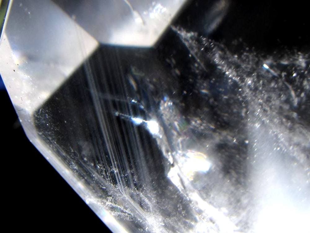 水晶ポイント 水晶 クリスタル ファントム水晶 山入り水晶 ファントムクォーツ