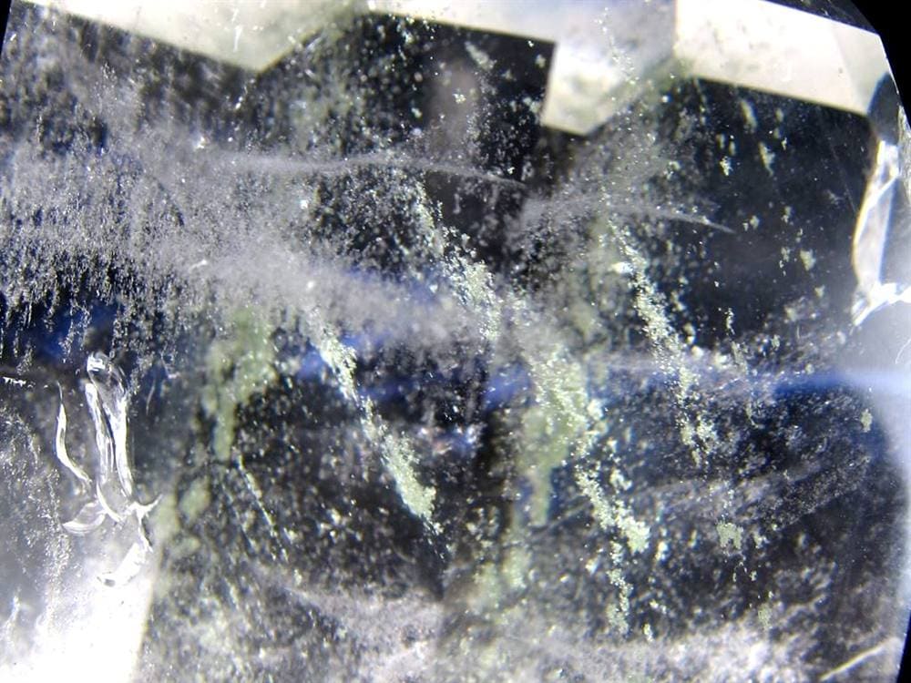 水晶ポイント 水晶 クリスタル ファントム水晶 山入り水晶 ファントムクォーツ