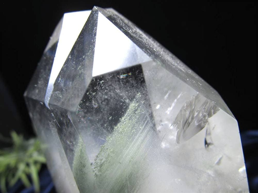 水晶ポイント 水晶 クリスタル ファントム水晶 山入り水晶 ファントムクォーツ