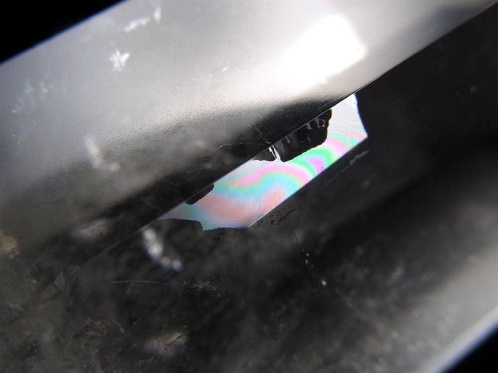 水晶 ファントム水晶 ポイント クリスタル 山入り水晶