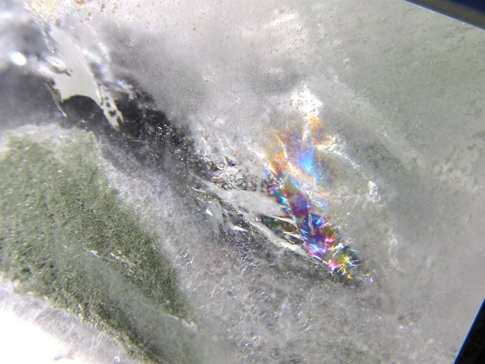 水晶 ファントム水晶 ポイント クリスタル 山入り水晶