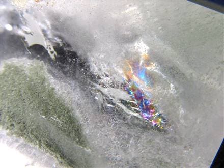 水晶 ファントム水晶 ポイント クリスタル 山入り水晶