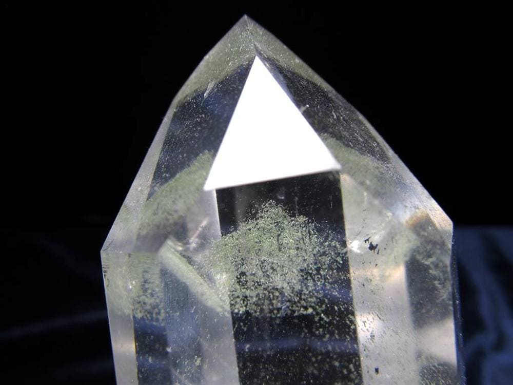 水晶 ファントム水晶 ポイント クリスタル 山入り水晶