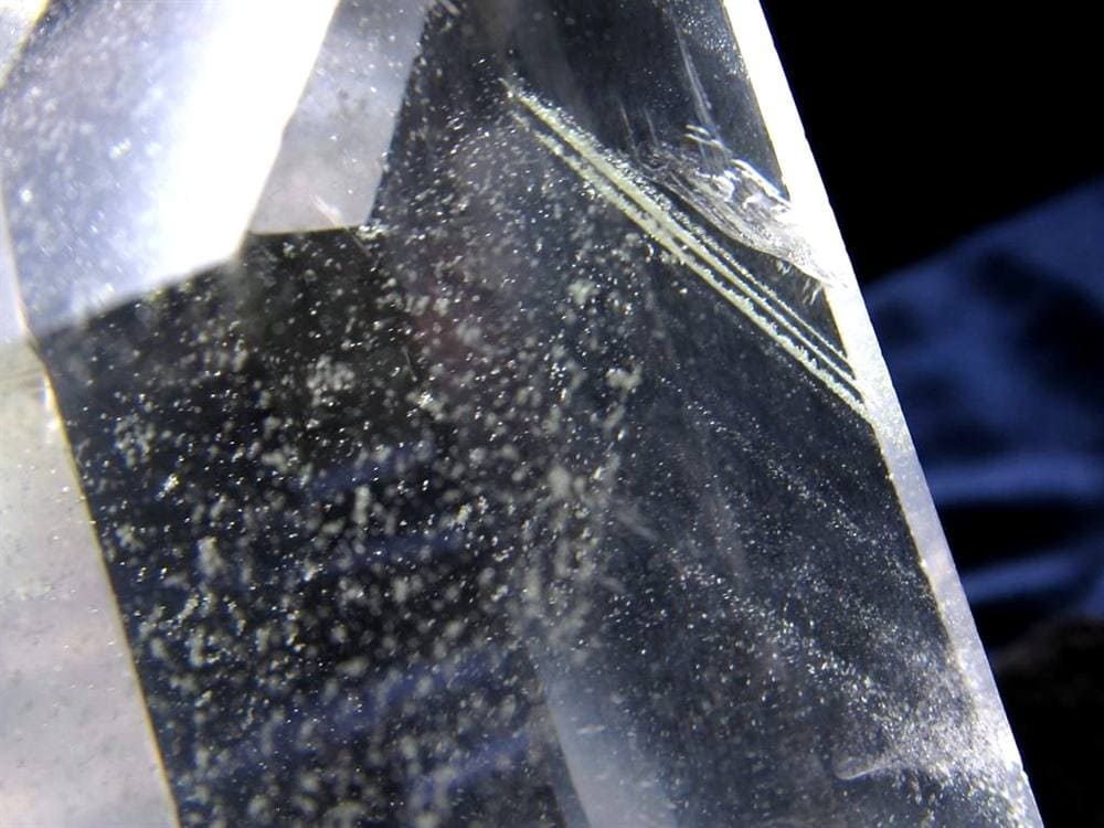 水晶 ファントム水晶 ポイント クリスタル 山入り水晶