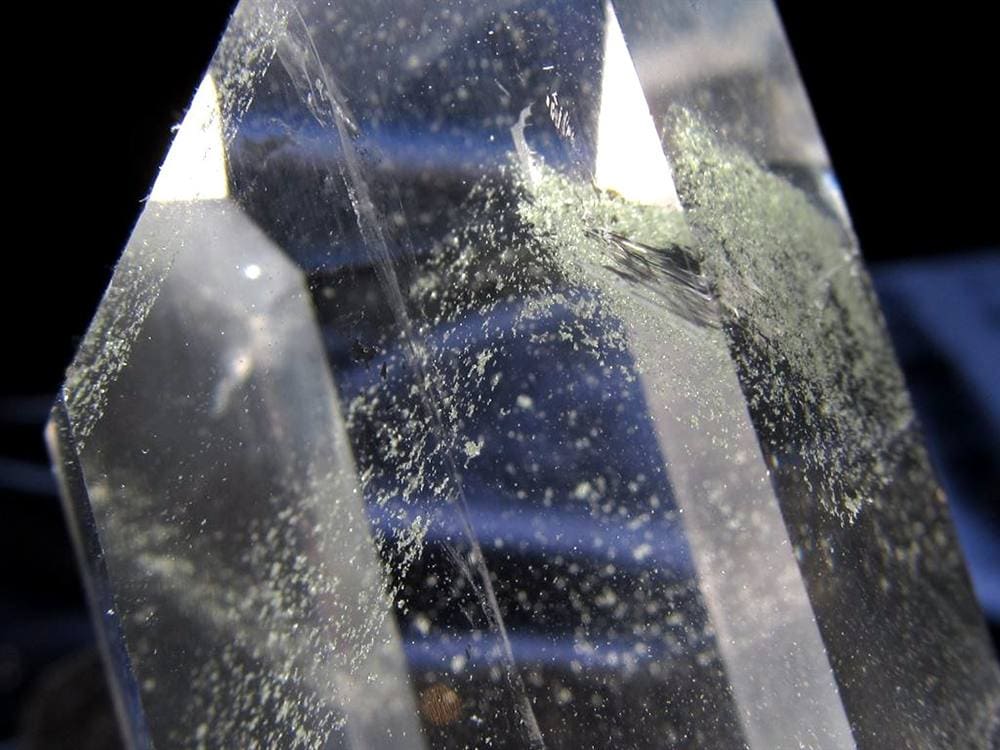 水晶 ファントム水晶 ポイント クリスタル 山入り水晶