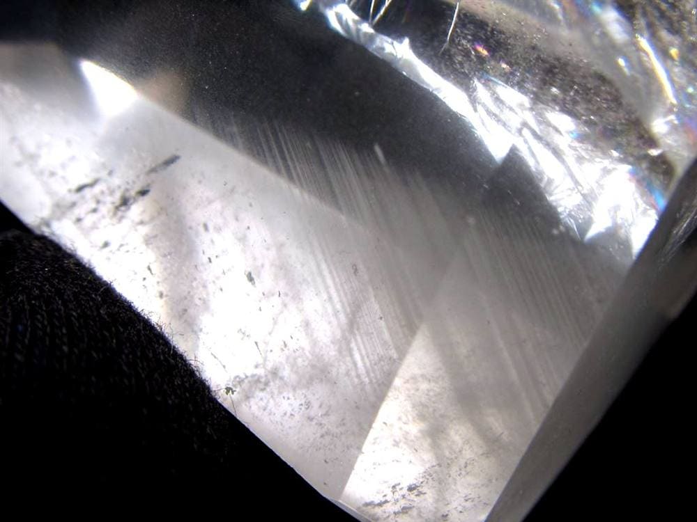 水晶 ファントム水晶 ポイント クリスタル 山入り水晶