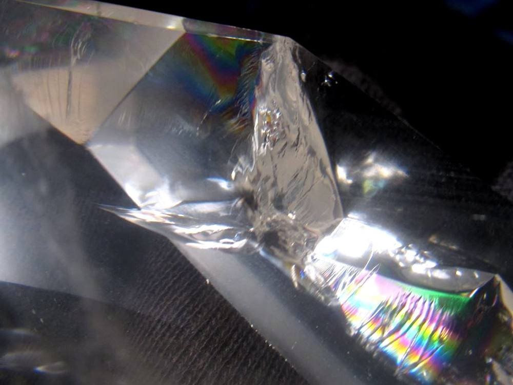 水晶 ファントム水晶 ポイント クリスタル 山入り水晶