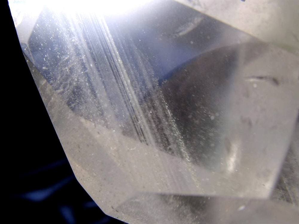 水晶 ファントム水晶 ポイント クリスタル 山入り水晶