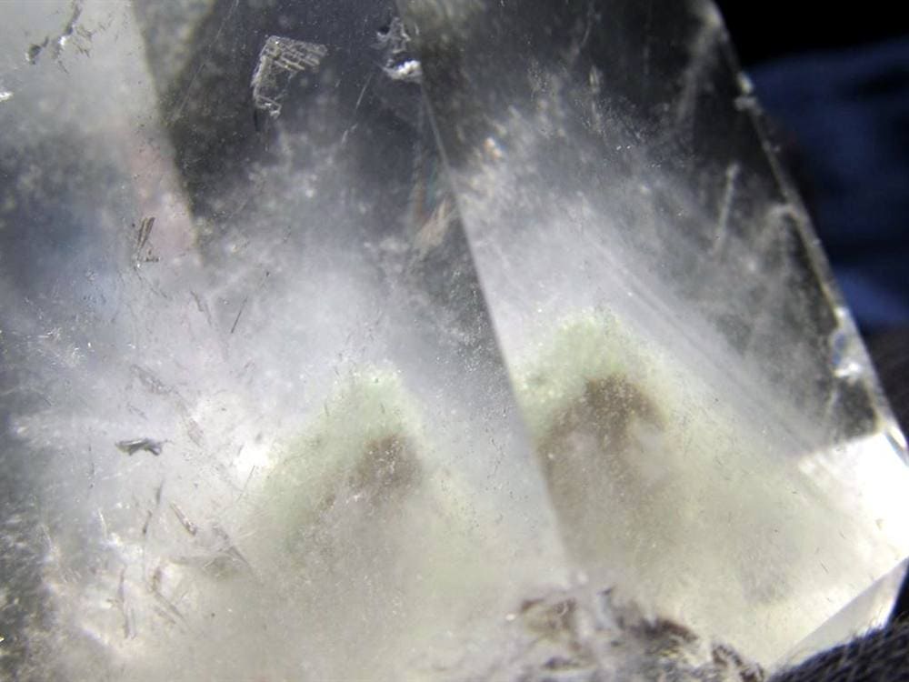 水晶 ファントム水晶 ポイント クリスタル 山入り水晶