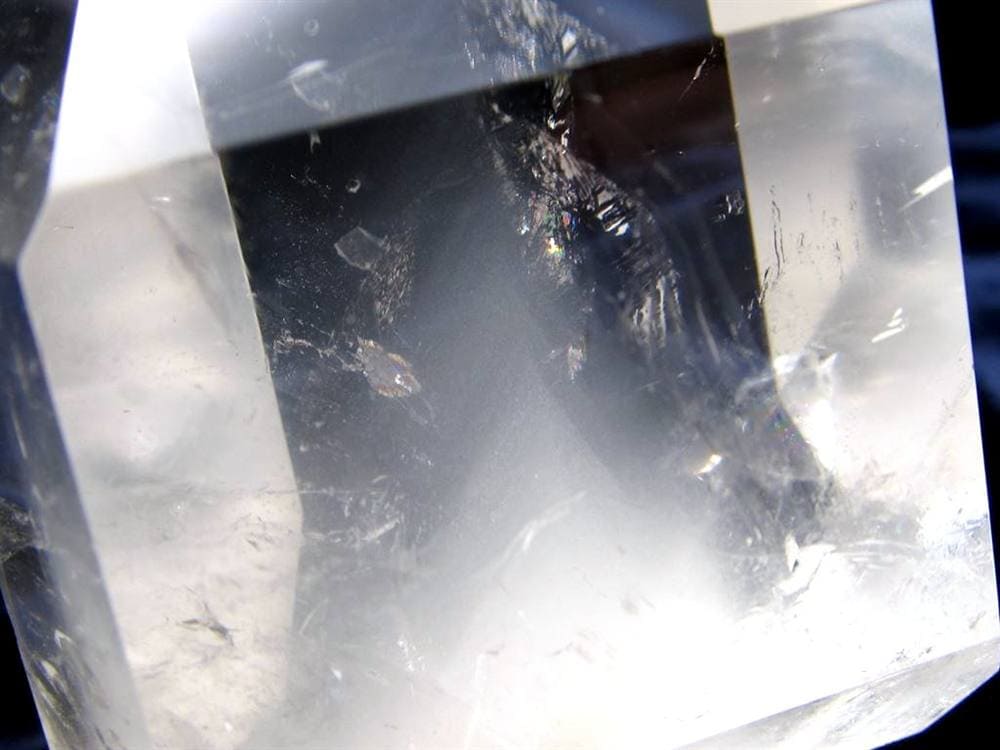 水晶 ファントム水晶 ポイント クリスタル 山入り水晶