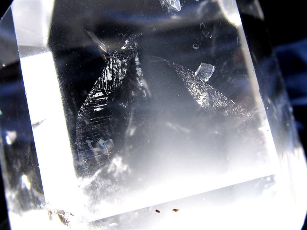 水晶 ファントム水晶 ポイント クリスタル 山入り水晶