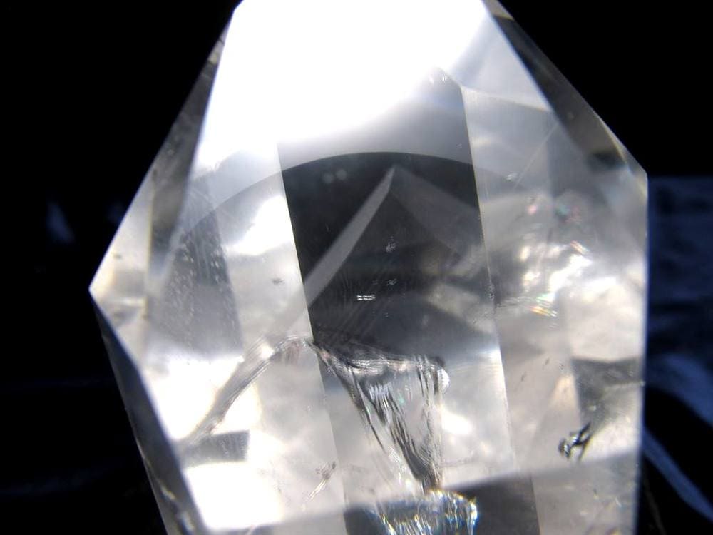 水晶 ファントム水晶 ポイント クリスタル 山入り水晶