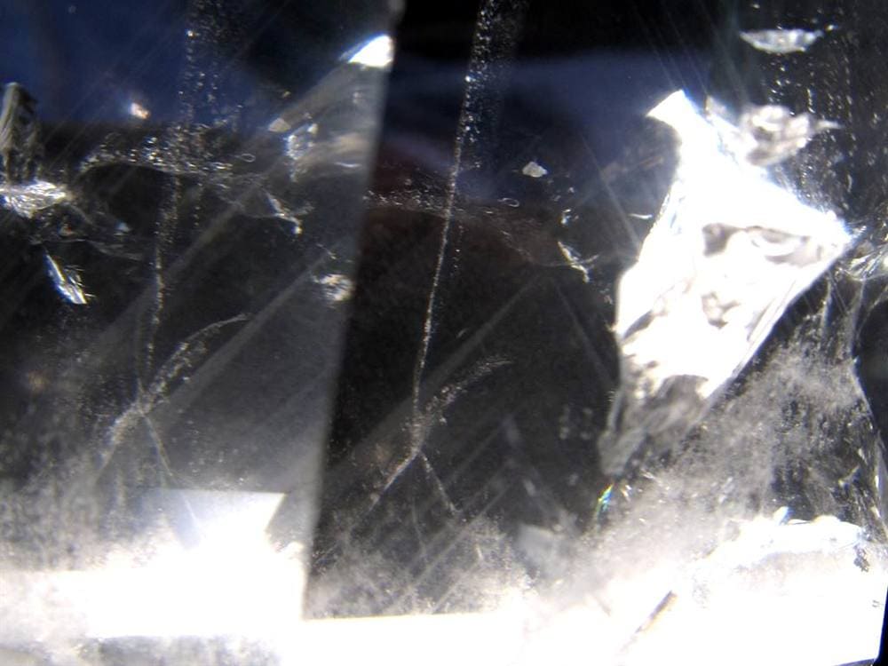 水晶 ファントム水晶 ポイント クリスタル 山入り水晶