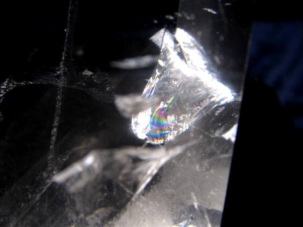 水晶 ファントム水晶 ポイント クリスタル 山入り水晶