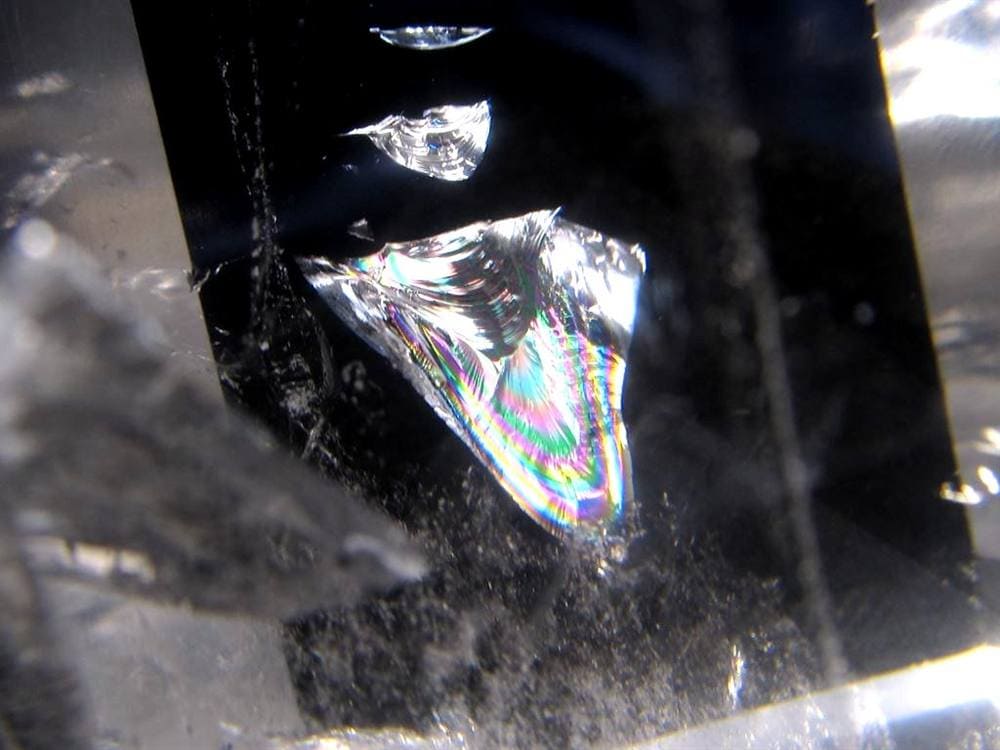 水晶 ファントム水晶 ポイント クリスタル 山入り水晶