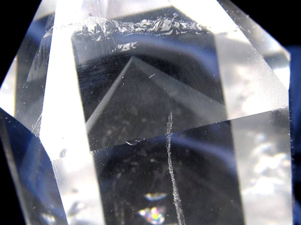 水晶 ファントム水晶 ポイント クリスタル 山入り水晶