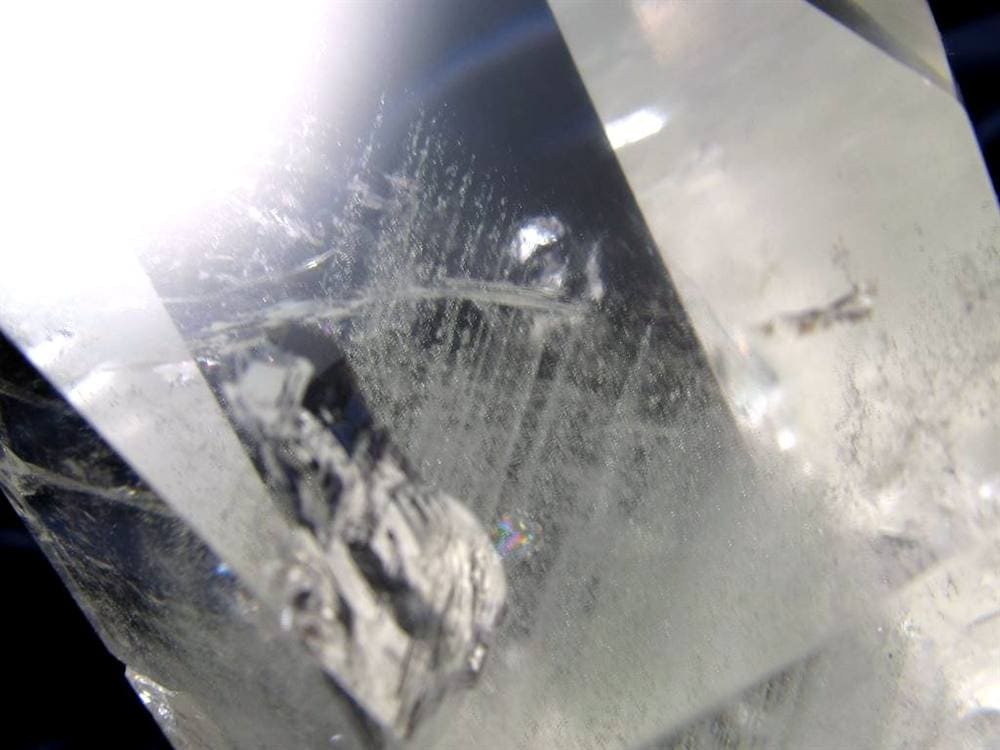 水晶 ファントム水晶 ポイント クリスタル 山入り水晶