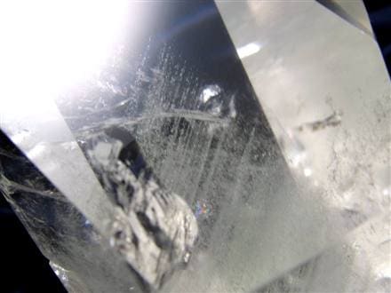 水晶 ファントム水晶 ポイント クリスタル 山入り水晶