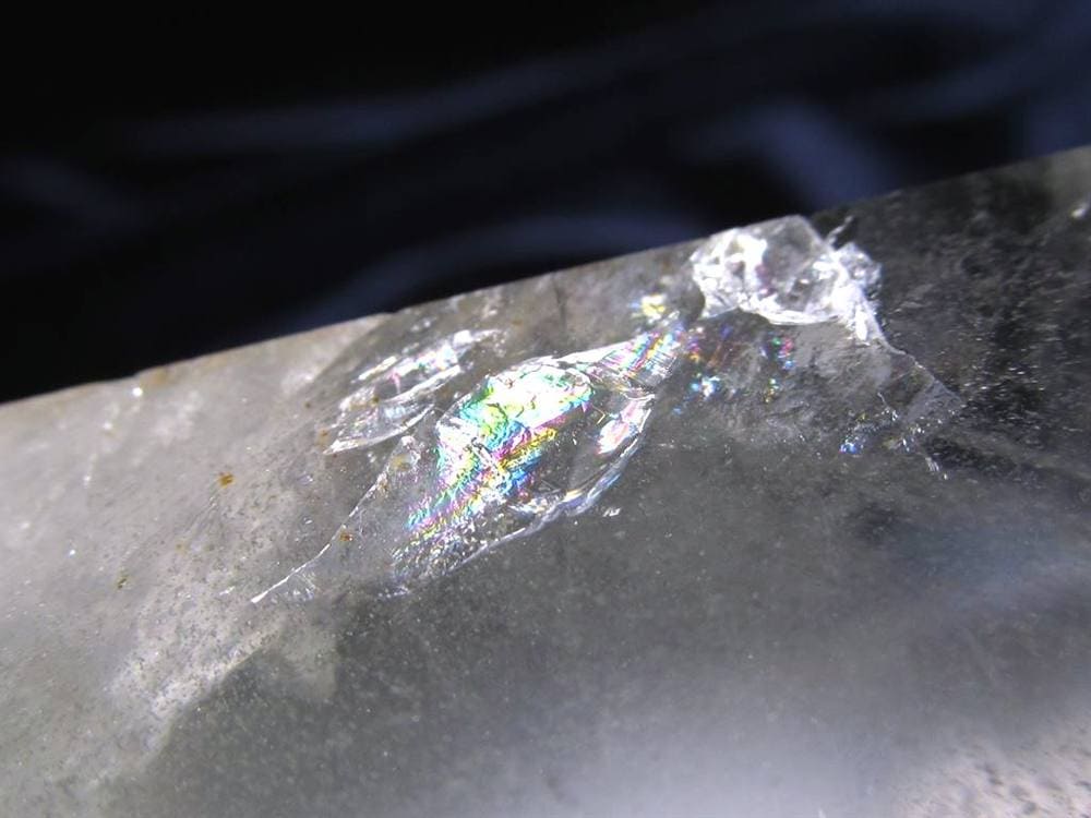 水晶 ファントム水晶 ポイント クリスタル 山入り水晶