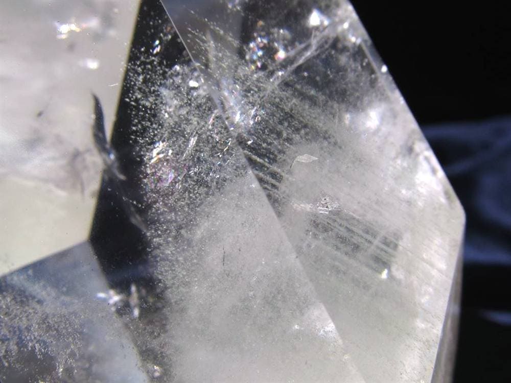 水晶 ファントム水晶 ポイント クリスタル 山入り水晶