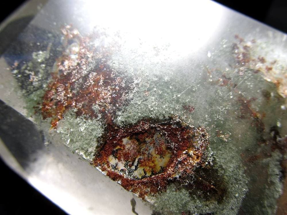 水晶 ファントム水晶 ポイント クリスタル 山入り水晶