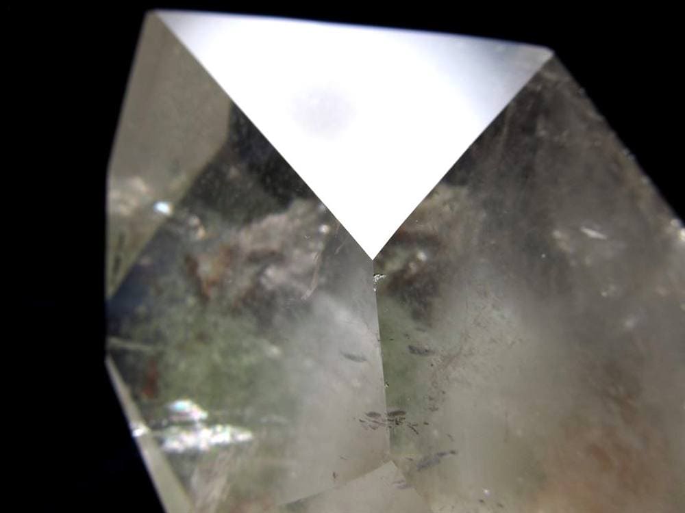 水晶 ファントム水晶 ポイント クリスタル 山入り水晶