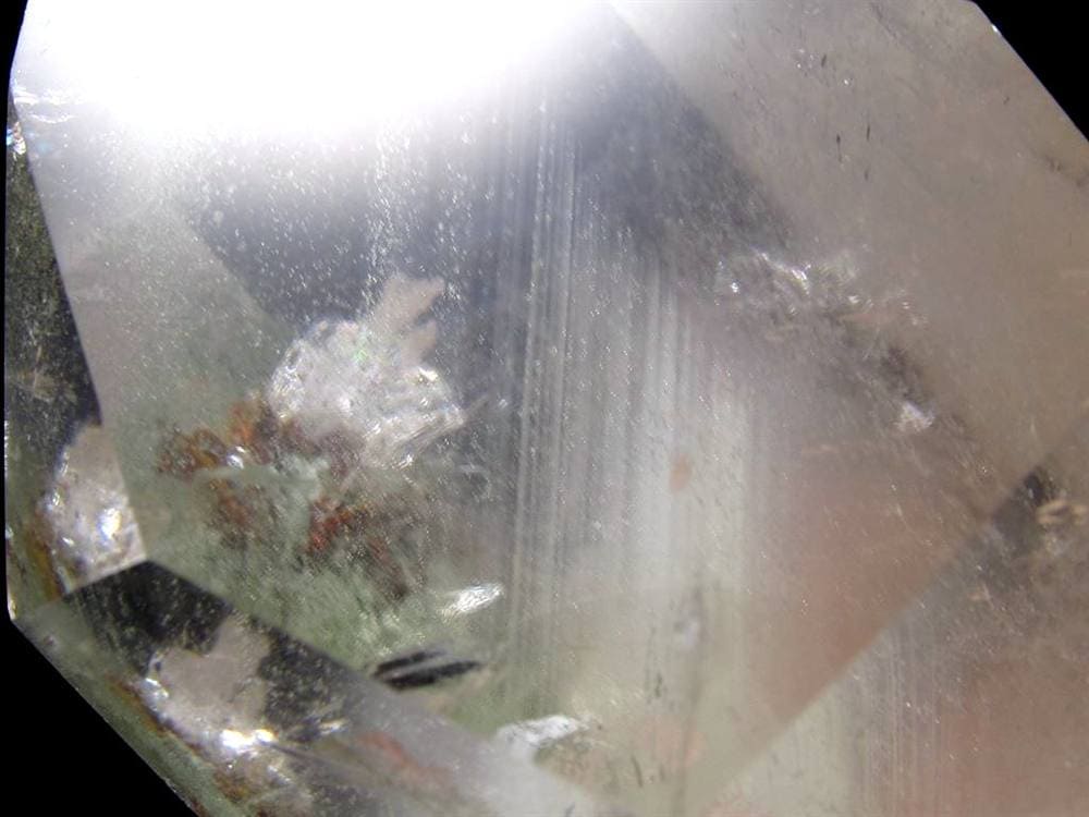 水晶 ファントム水晶 ポイント クリスタル 山入り水晶