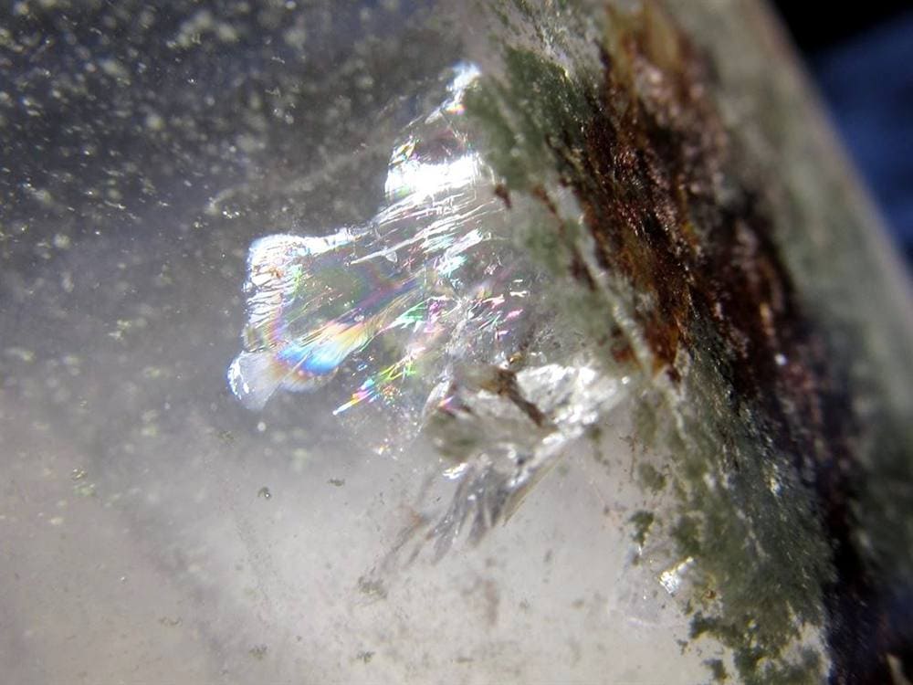 水晶 ファントム水晶 ポイント クリスタル 山入り水晶