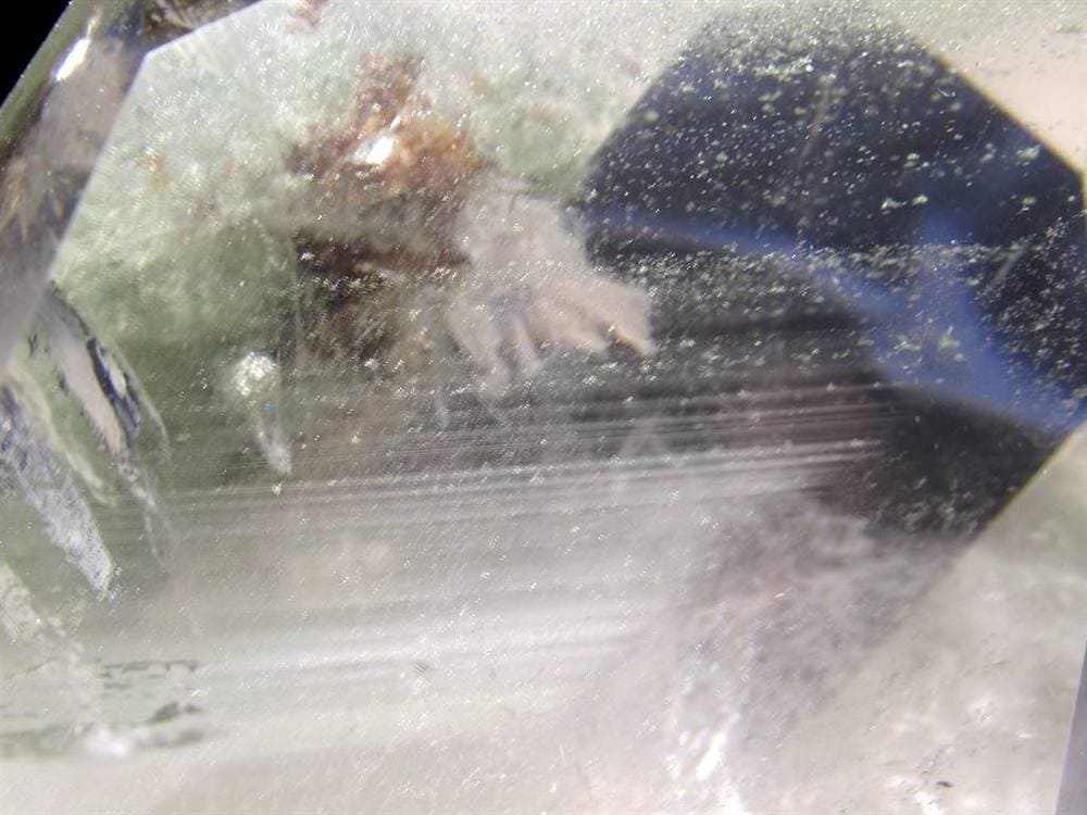 水晶 ファントム水晶 ポイント クリスタル 山入り水晶