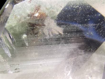 水晶 ファントム水晶 ポイント クリスタル 山入り水晶