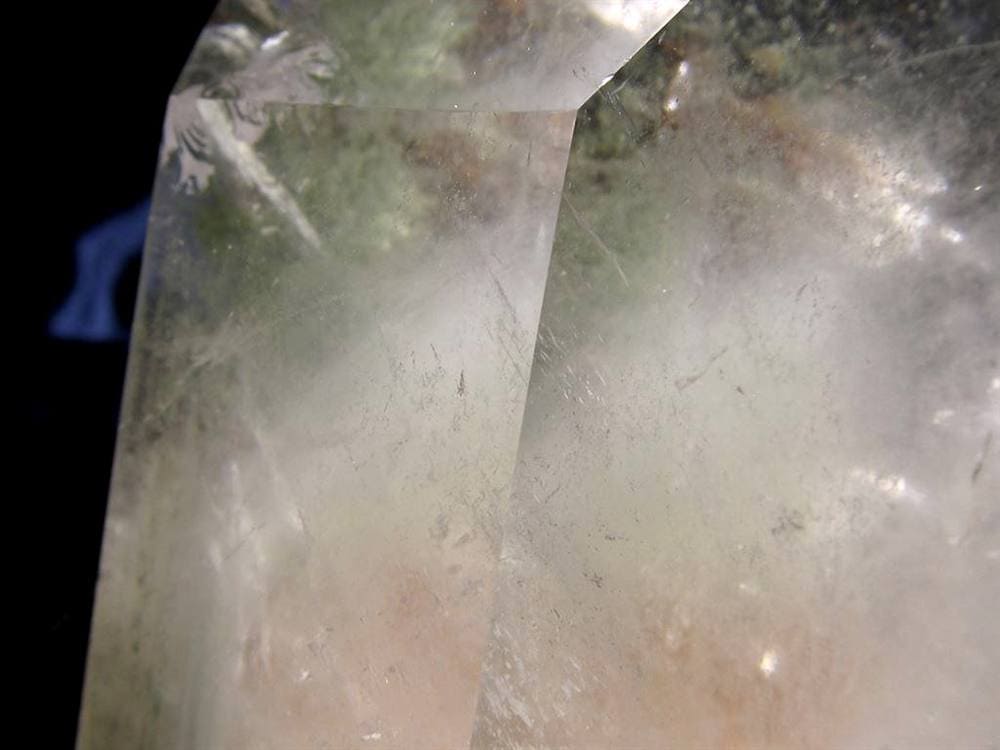 水晶 ファントム水晶 ポイント クリスタル 山入り水晶