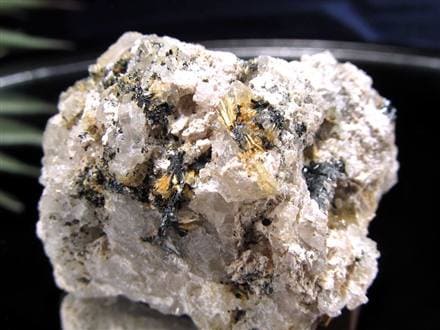 ゴールドルチル ヘマタイト 原石 母岩付き 金運