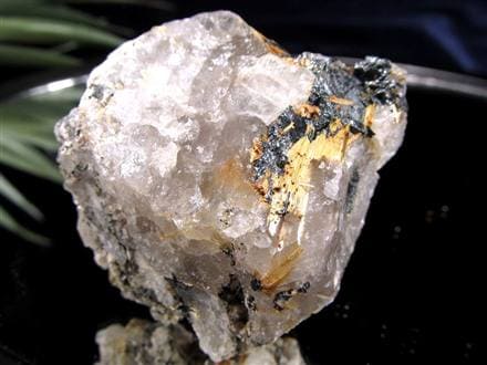 ゴールドルチル ヘマタイト 原石 母岩付き 金運