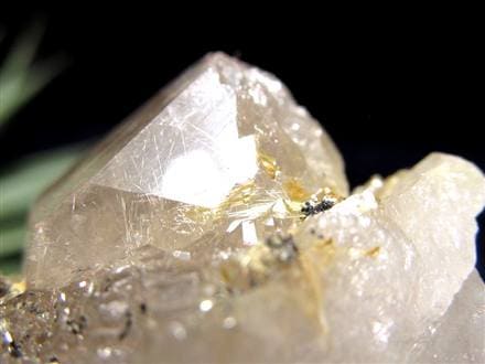 ゴールドルチル ヘマタイト 原石 母岩付き 金運