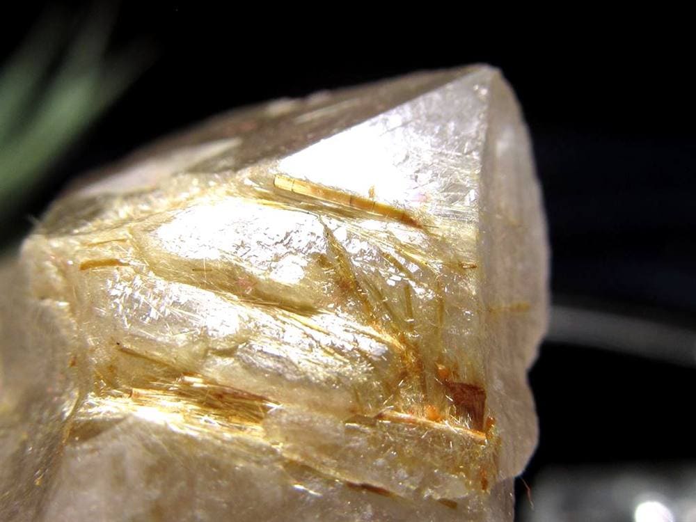 ゴールドルチル ヘマタイト 原石 母岩付き 金運